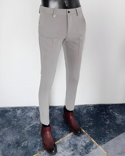 Royal Silver Regular Trouser For Men by ITALIAN VEGA®