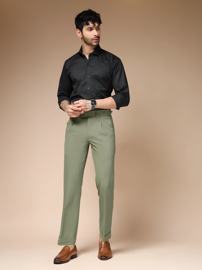 Pebble Double Buttoned GURKHA PANTS by ITALIAN VEGA® (Copy)