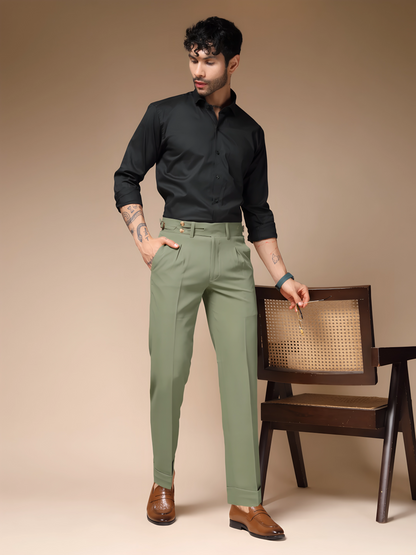 Pebble Double Buttoned GURKHA PANTS by ITALIAN VEGA® (Copy)