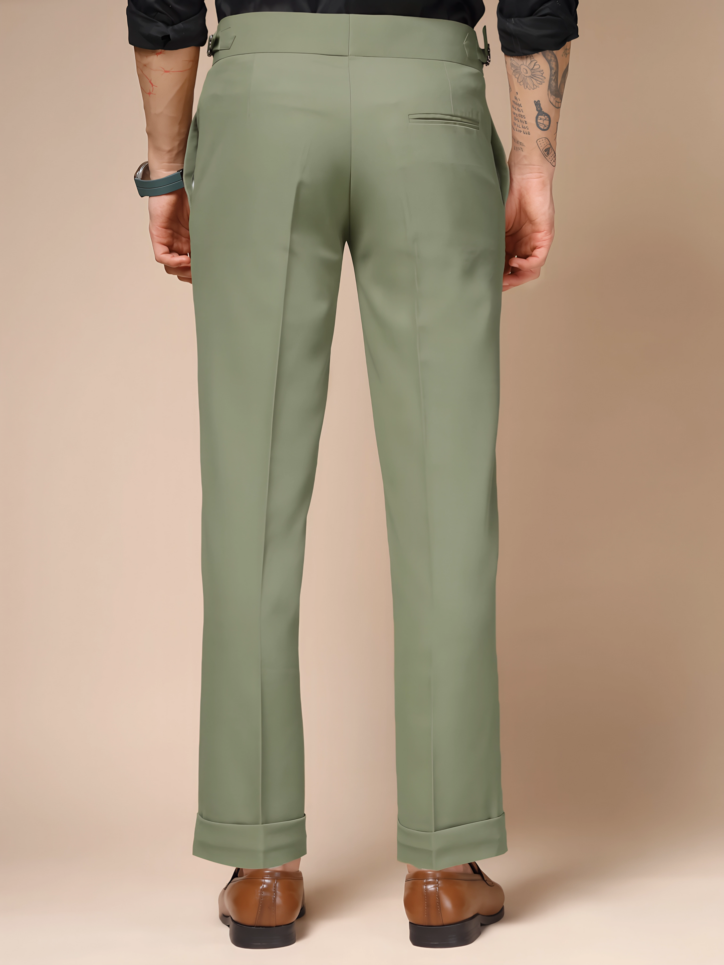 Pebble Double Buttoned GURKHA PANTS by ITALIAN VEGA® (Copy)