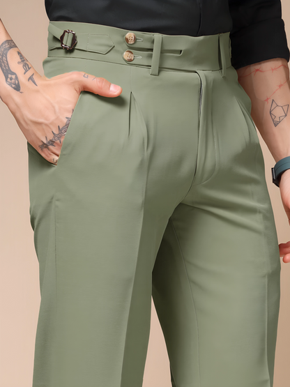 Pebble Double Buttoned GURKHA PANTS by ITALIAN VEGA® (Copy)
