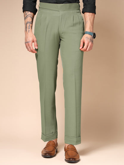 Pebble Classic Buttoned Formal Gurkha Pants by ITALIAN VEGA®