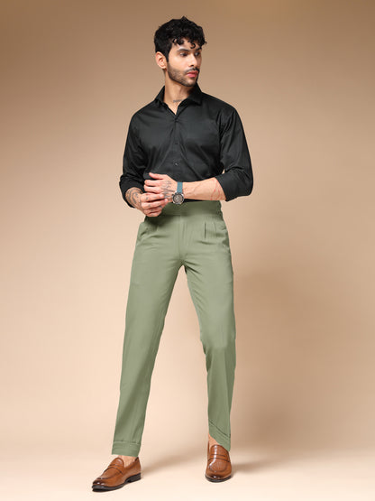 Pebble Classic Buttoned Formal Gurkha Pants by ITALIAN VEGA®