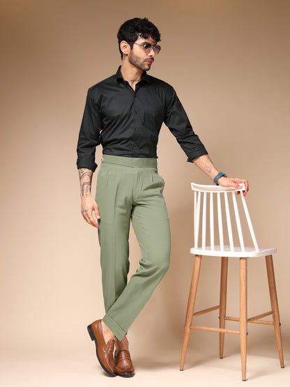Pebble Classic Buttoned Formal Gurkha Pants by ITALIAN VEGA®