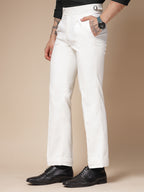 White Italian Elegant Formal Gurkha Pants by ITALIAN VEGA®