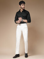 White Italian Elegant Formal Gurkha Pants by ITALIAN VEGA®