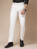 White Signature Formal Gurkha Pants by ITALIAN VEGA®