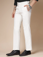 White Oxford Gurkha Trouser by Italian Vega®