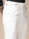 White Oxford Gurkha Trouser by Italian Vega®