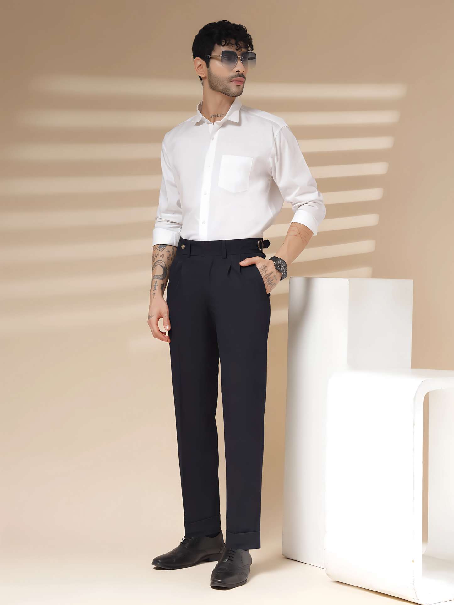 Italian Navy Signature Formal Gurkha Pants by ITALIAN VEGA®