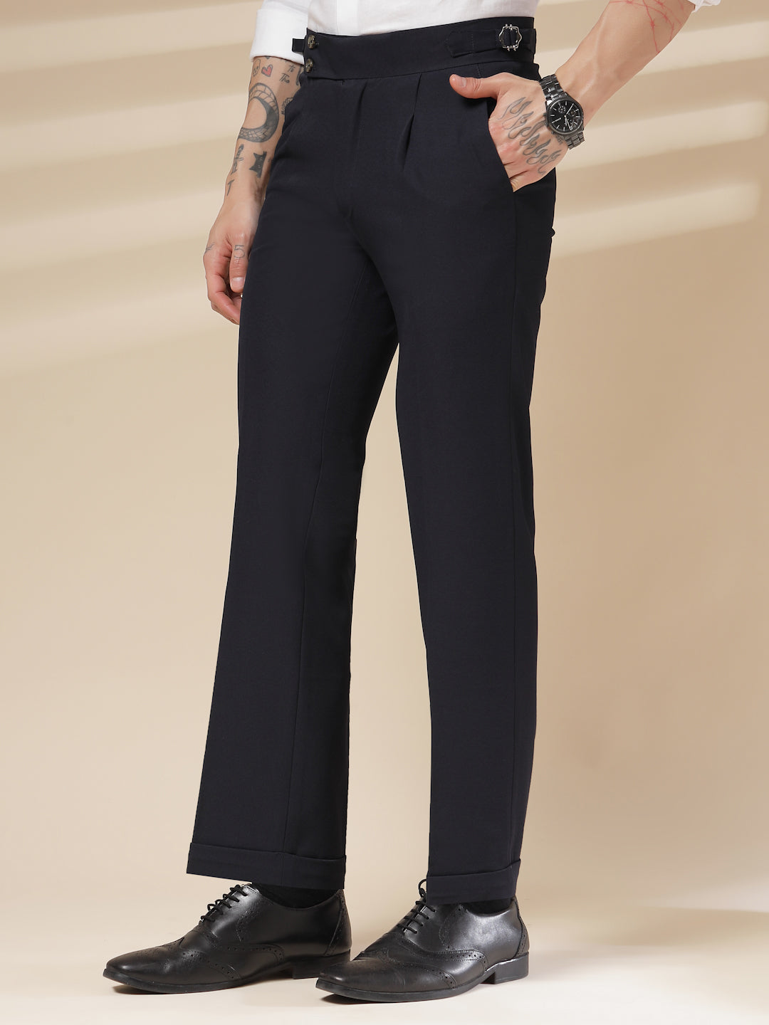 Signature Buttoned Formal Gurkha Pants by ITALIAN VEGA®