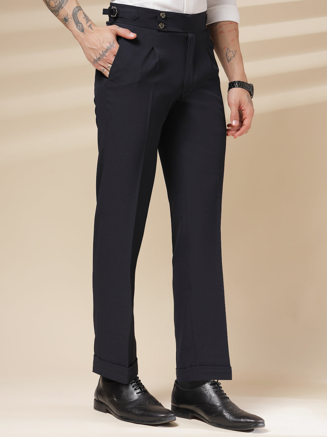 Signature Buttoned Formal Gurkha Pants by ITALIAN VEGA®