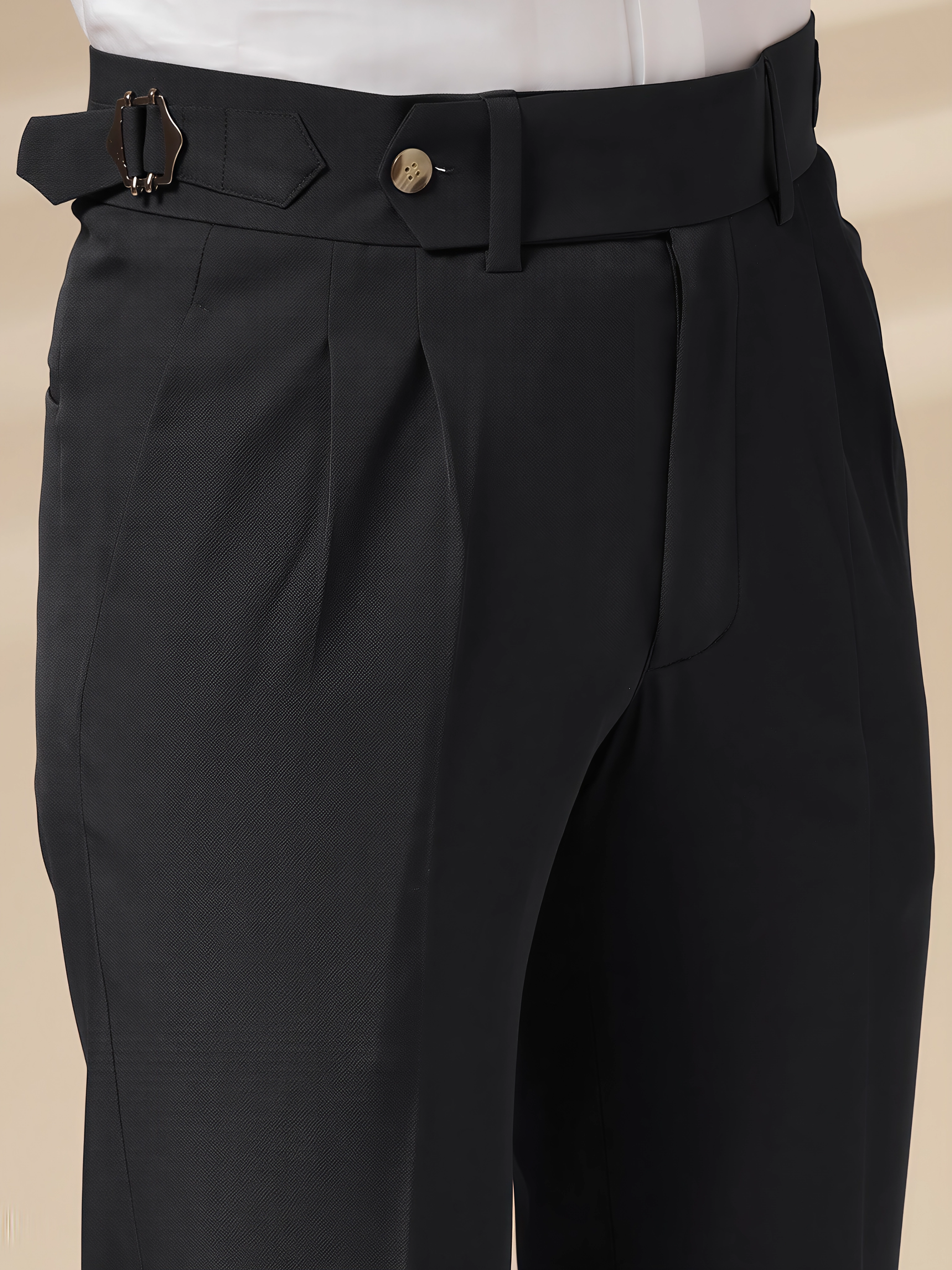 Black Signature Formal Gurkha Pants by ITALIAN VEGA®