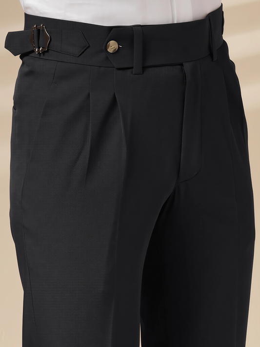 Italian Black Signature Formal Gurkha Pants by ITALIAN VEGA®