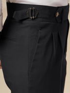 Black Signature Formal Gurkha Pants by ITALIAN VEGA®