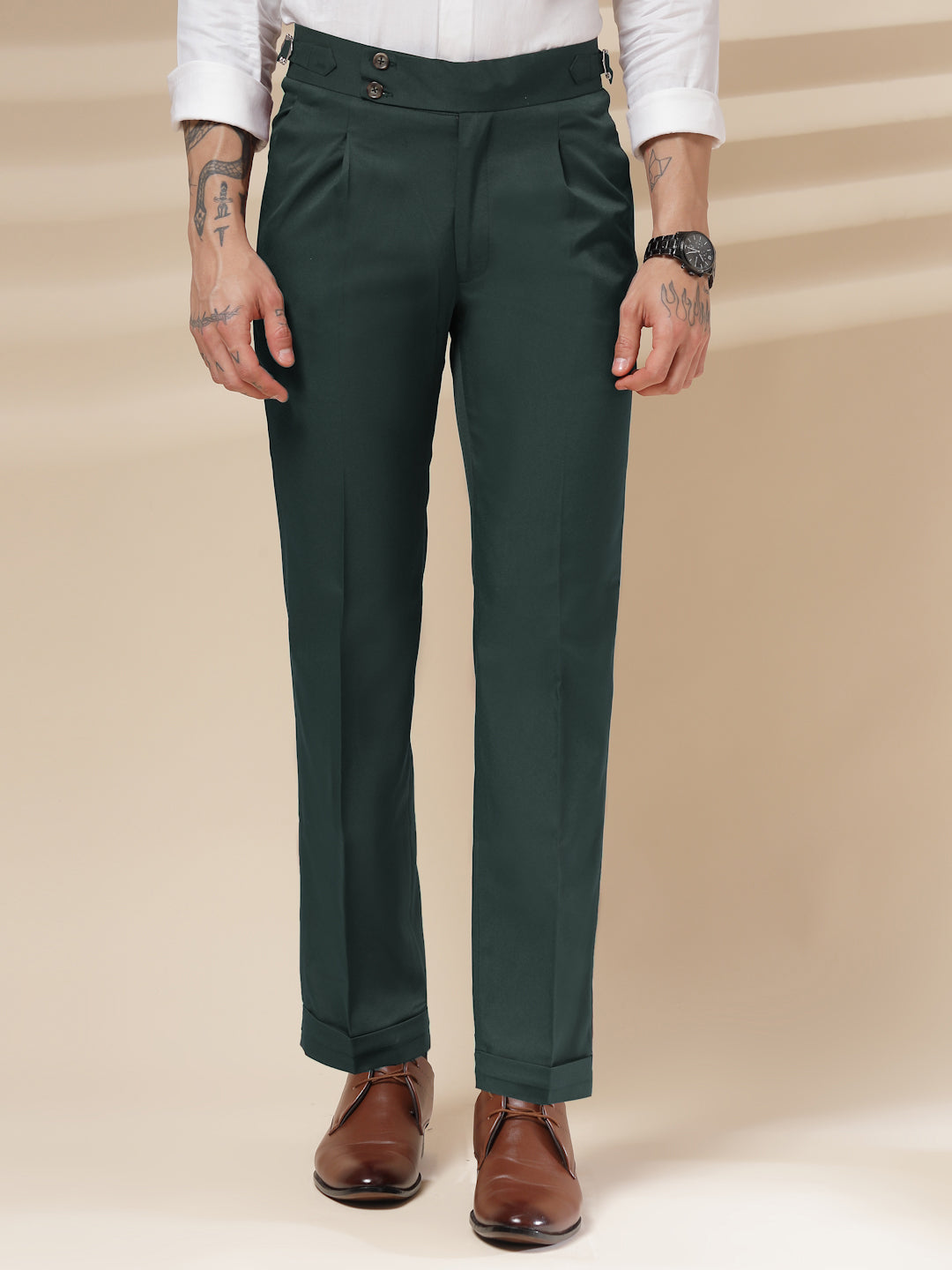 Signature Buttoned Formal Gurkha Pants by ITALIAN VEGA®