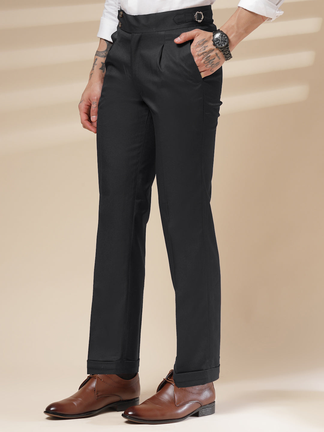 Signature Buttoned Formal Gurkha Pants by ITALIAN VEGA®