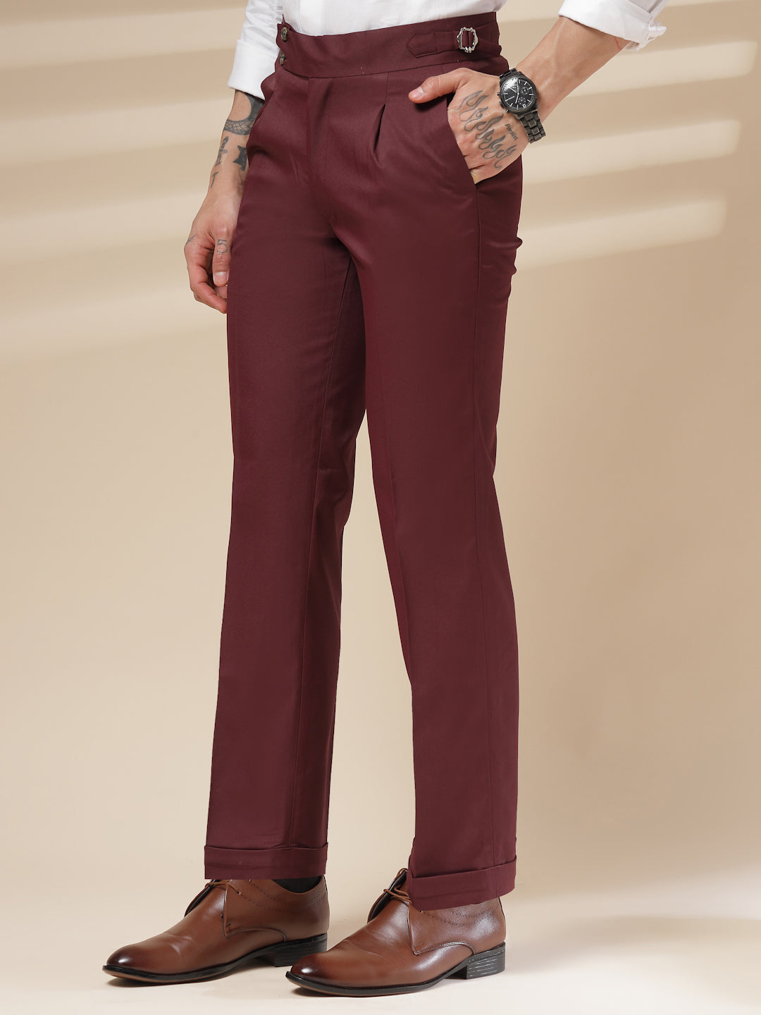 Signature Buttoned Formal Gurkha Pants by ITALIAN VEGA®