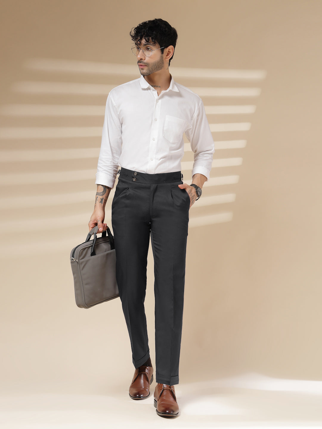 Signature Buttoned Formal Gurkha Pants by ITALIAN VEGA®