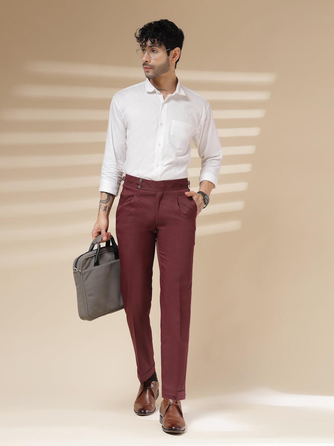Signature Buttoned Formal Gurkha Pants by ITALIAN VEGA®