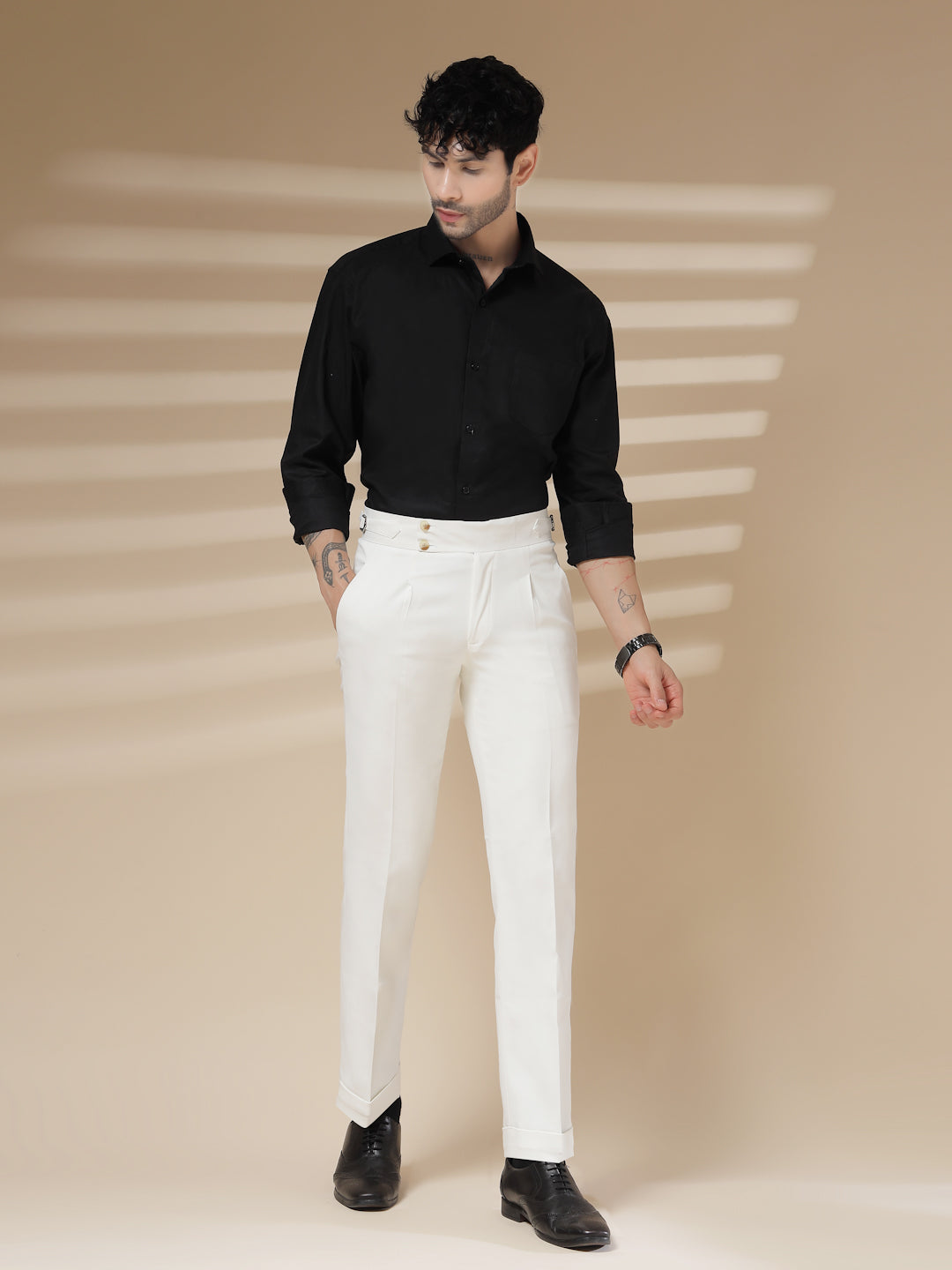 Signature Buttoned Formal Gurkha Pants by ITALIAN VEGA®