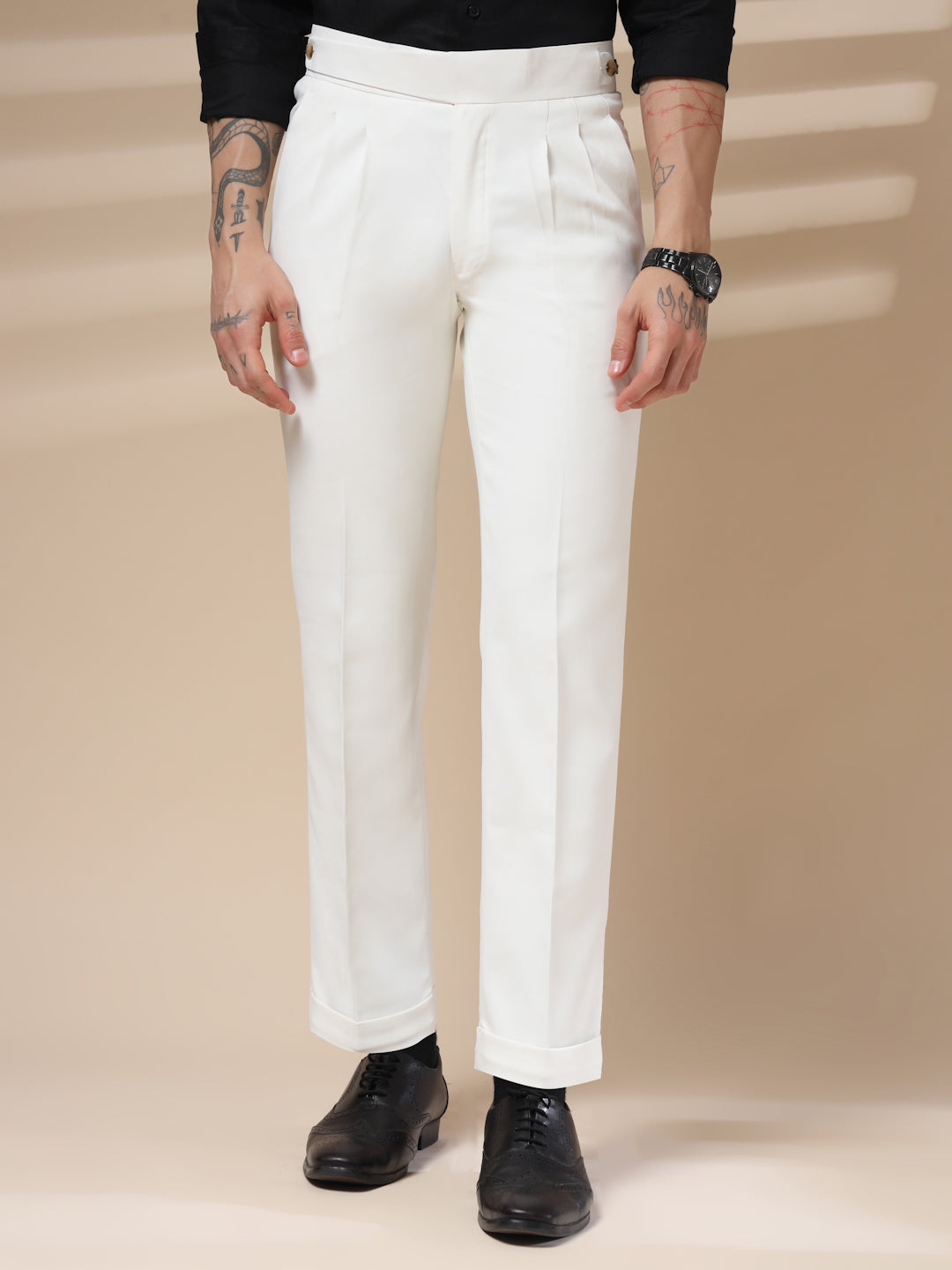 Classic Buttoned Formal Gurkha Pants by ITALIAN VEGA®