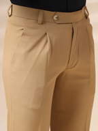 Camel Men Pleated Formal Trouser by Italian Vega®