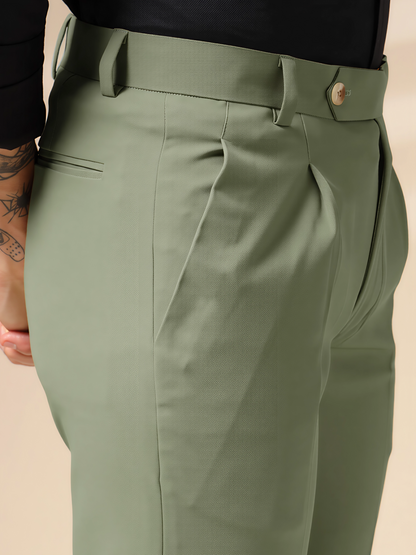 Pebble Men Pleated Formal Trouser by Italian Vega®