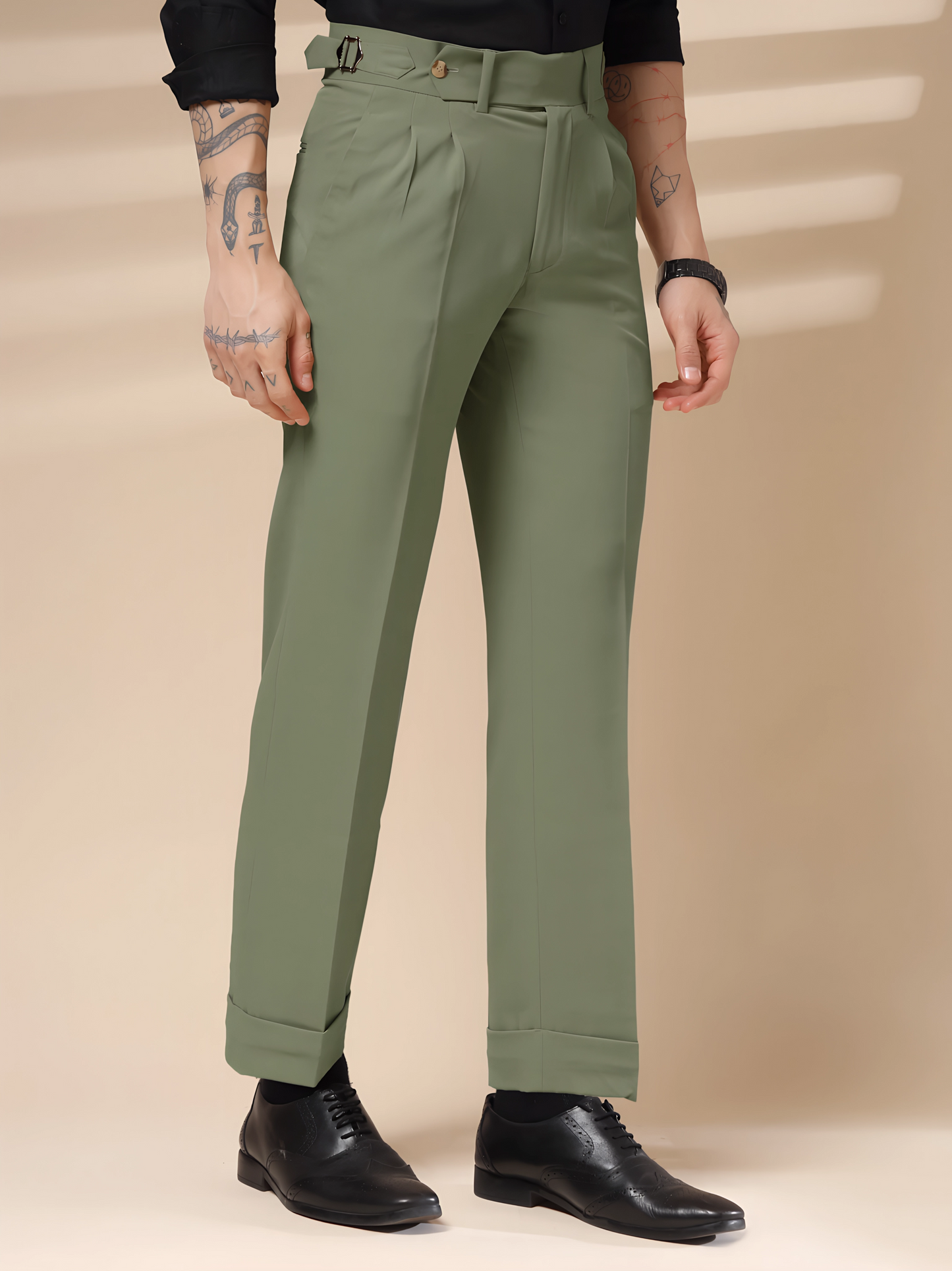 Pebble Signature Formal Gurkha Pants by ITALIAN VEGA®