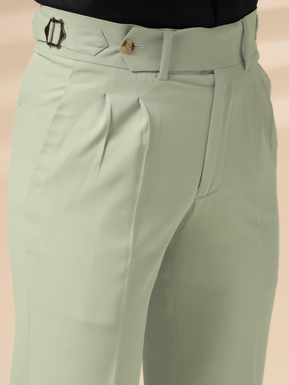 Lime Signature Formal Gurkha Pants by ITALIAN VEGA®