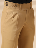 Italian Camel Signature Formal Gurkha Pants by ITALIAN VEGA®