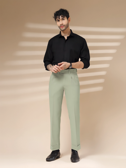 Lime Signature Formal Gurkha Pants by ITALIAN VEGA®