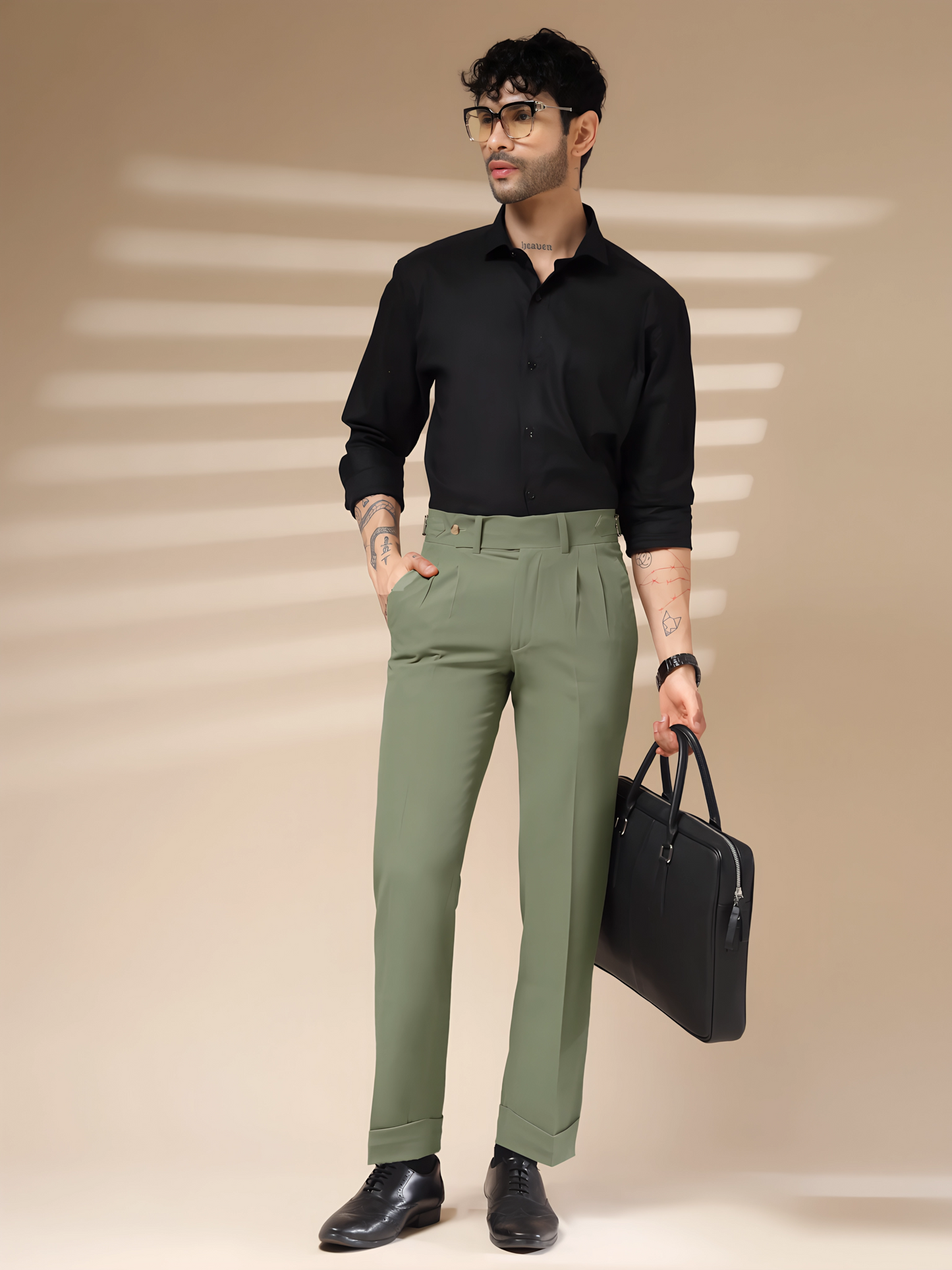 Pebble Signature Formal Gurkha Pants by ITALIAN VEGA®