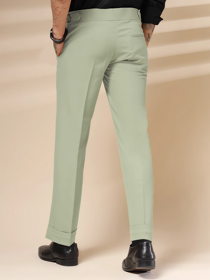 Lime Signature Formal Gurkha Pants by ITALIAN VEGA®