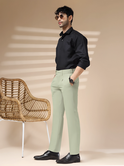 Lime Oxford Gurkha Trouser by Italian Vega®