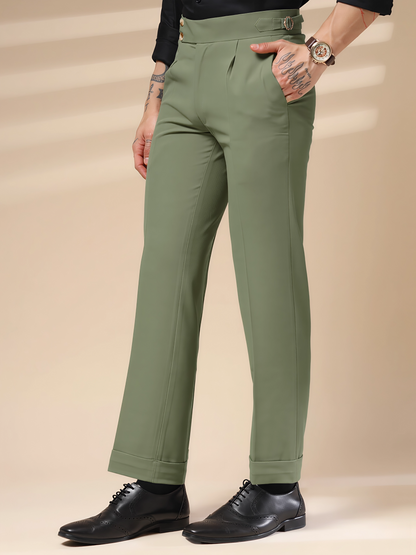 Pebble Signature Buttoned Formal Gurkha Pants by ITALIAN VEGA®