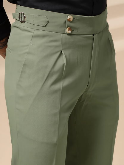 Pebble Signature Buttoned Formal Gurkha Pants by ITALIAN VEGA®