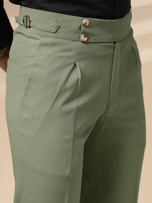 Pebble Signature Buttoned Formal Gurkha Pants by ITALIAN VEGA®