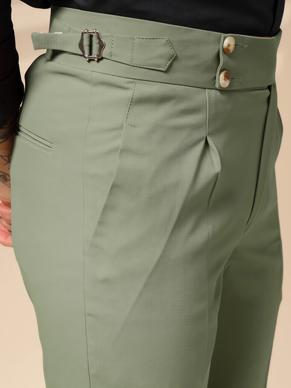 Pebble Signature Buttoned Formal Gurkha Pants by ITALIAN VEGA®