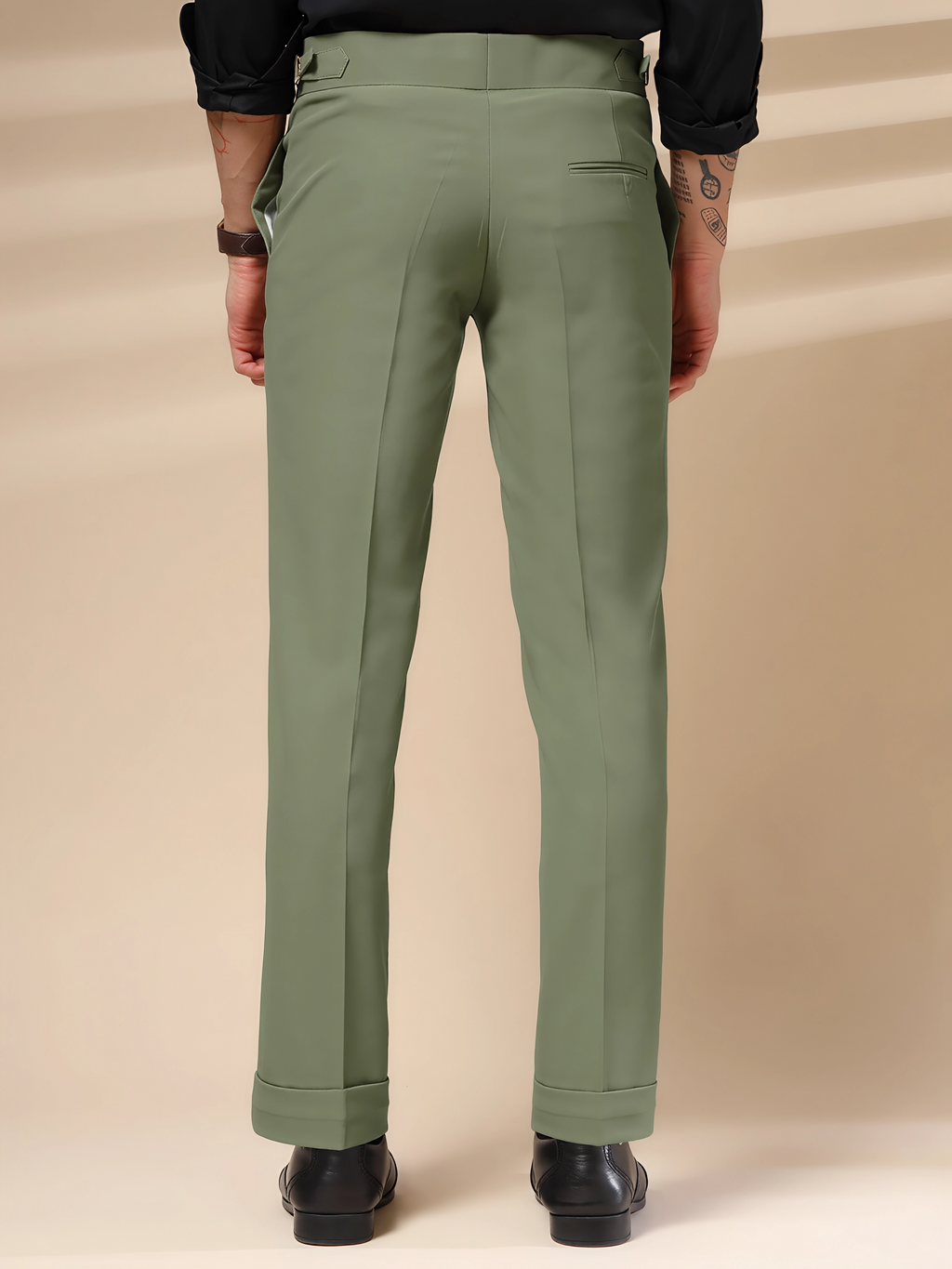 Pebble Signature Buttoned Formal Gurkha Pants by ITALIAN VEGA®