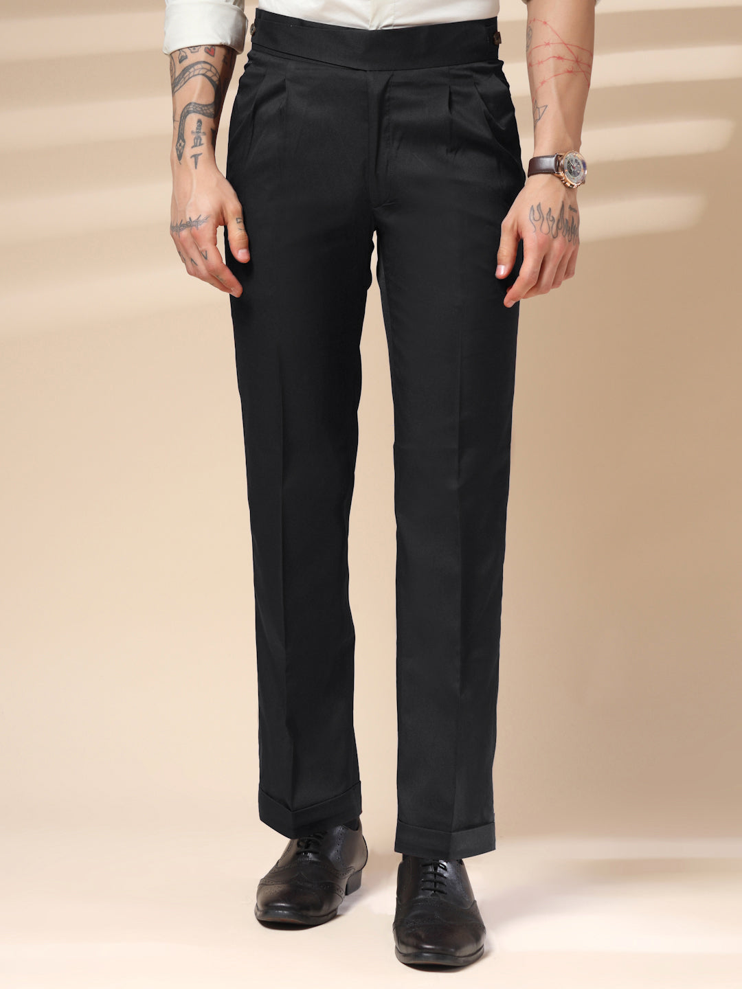 Classic Buttoned Formal Gurkha Pants by ITALIAN VEGA®