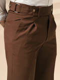 Brown Oxford Gurkha Trouser by Italian Vega®