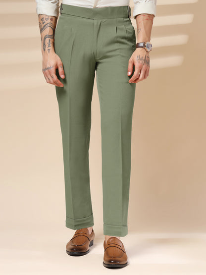 Pebble Classic Buckle Gurkha Pants by Italian Vega®