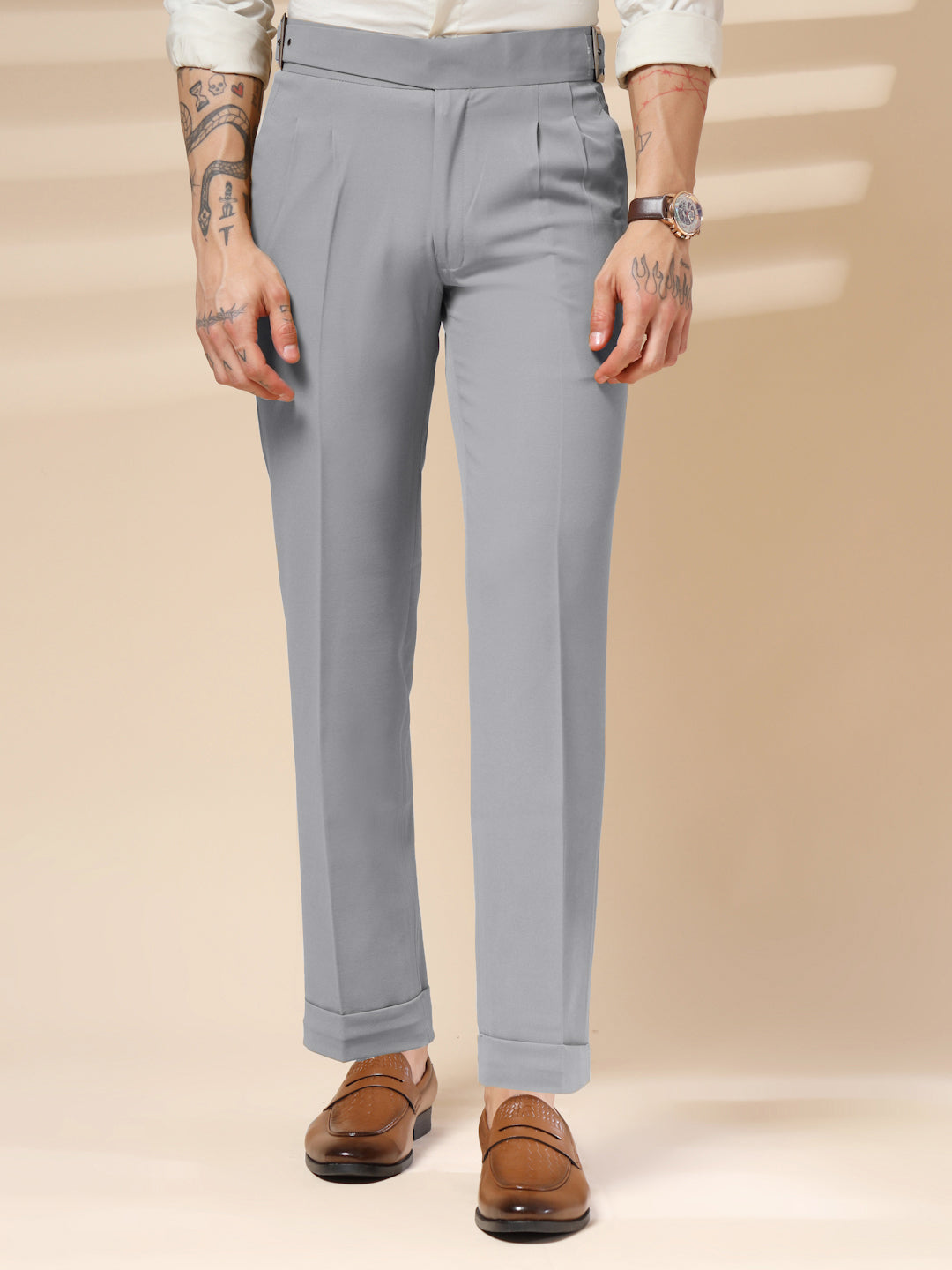 Classic Buckle Formal Gurkha Pants by ITALIAN VEGA®