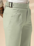 Lime Classic Buckle Gurkha Pants by Italian Vega®