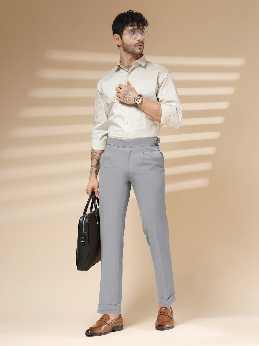 Classic Buckle Formal Gurkha Pants by ITALIAN VEGA®