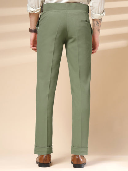Pebble Classic Buckle Gurkha Pants by Italian Vega®