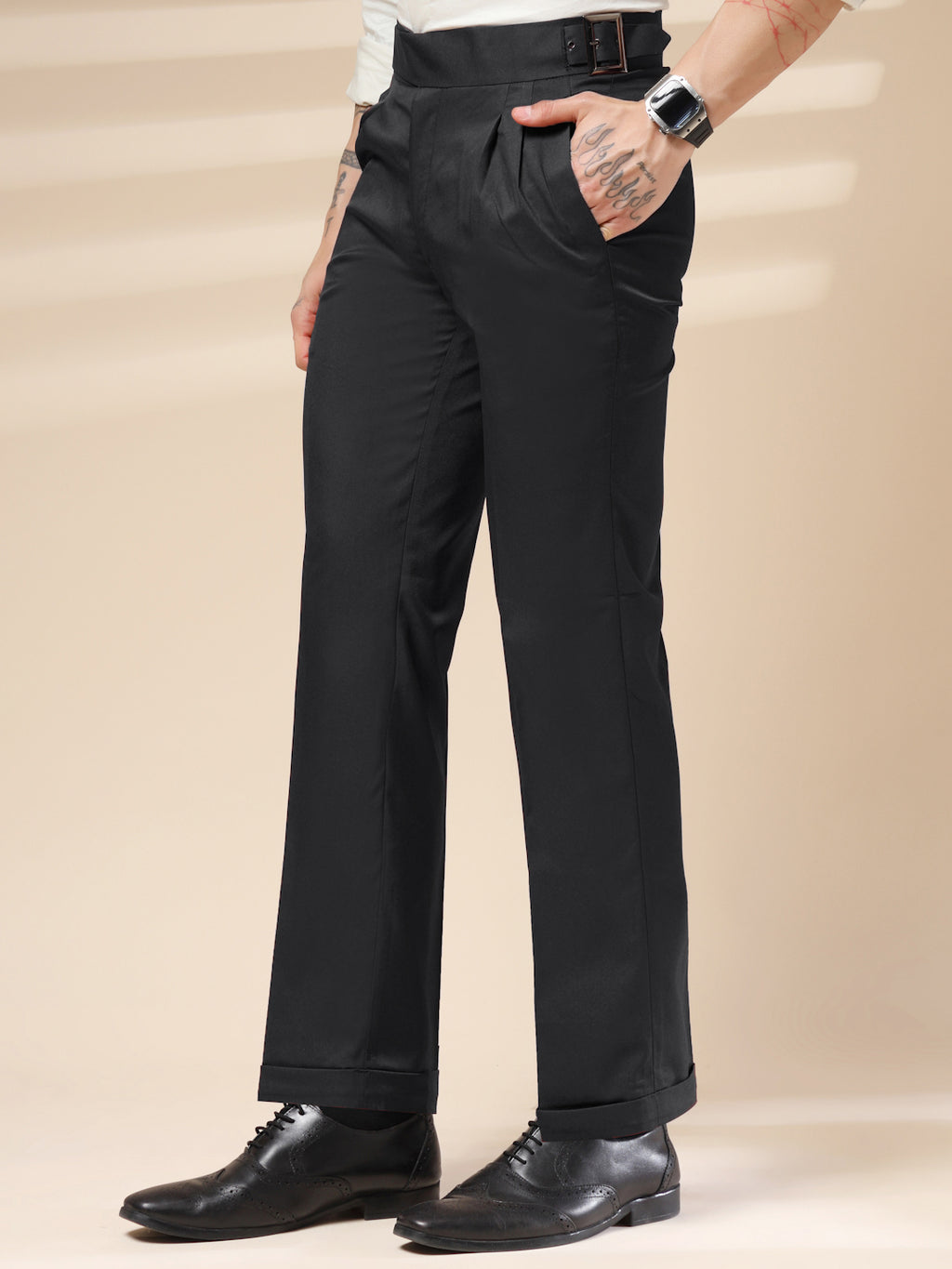 Classic Buckle Formal Gurkha Pants by ITALIAN VEGA®