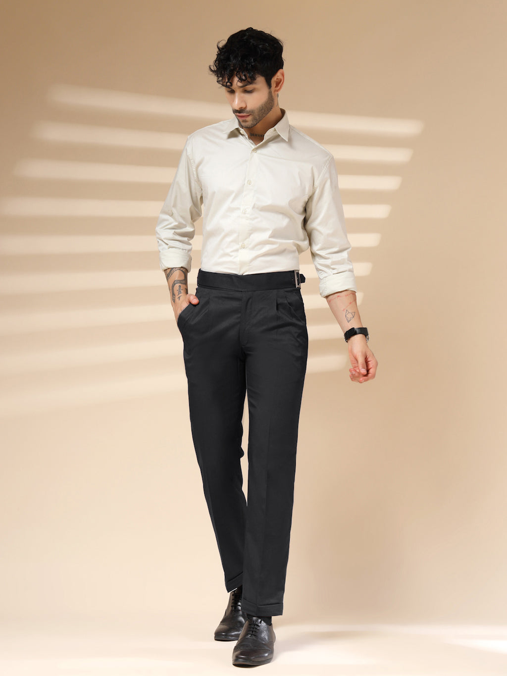 Classic Buckle Formal Gurkha Pants by ITALIAN VEGA®
