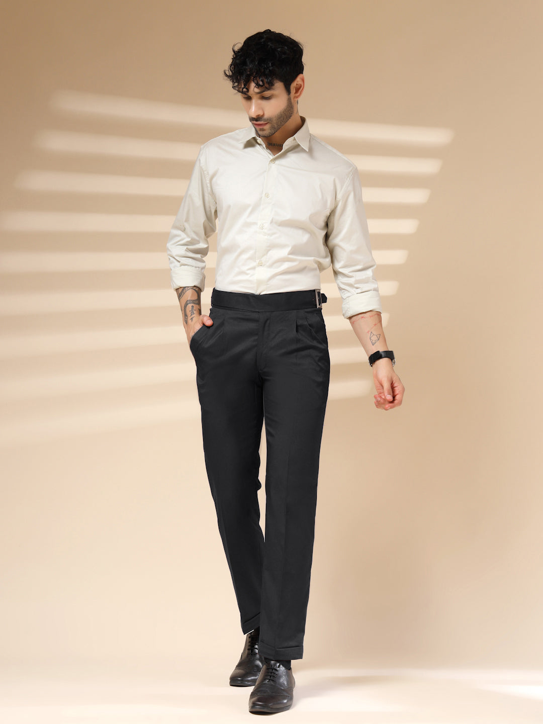 Classic Buckle Formal Gurkha Pants by ITALIAN VEGA®
